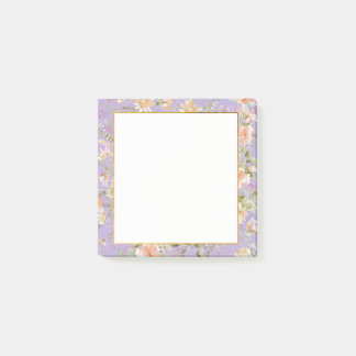 Notas Post-it® Lavender Floral