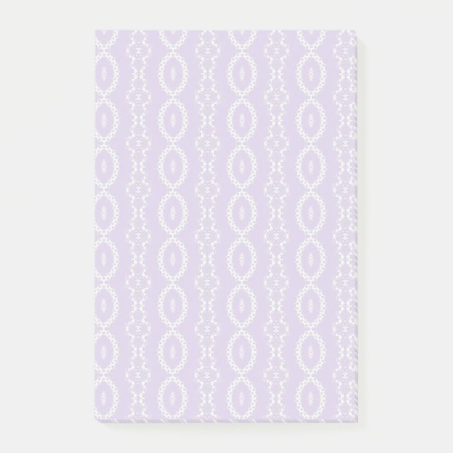 Notas Post-it® Lavender Lace (Anverso)