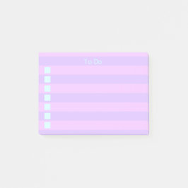 Notas Post-it® Lavender Lilac Tirado A Hacer