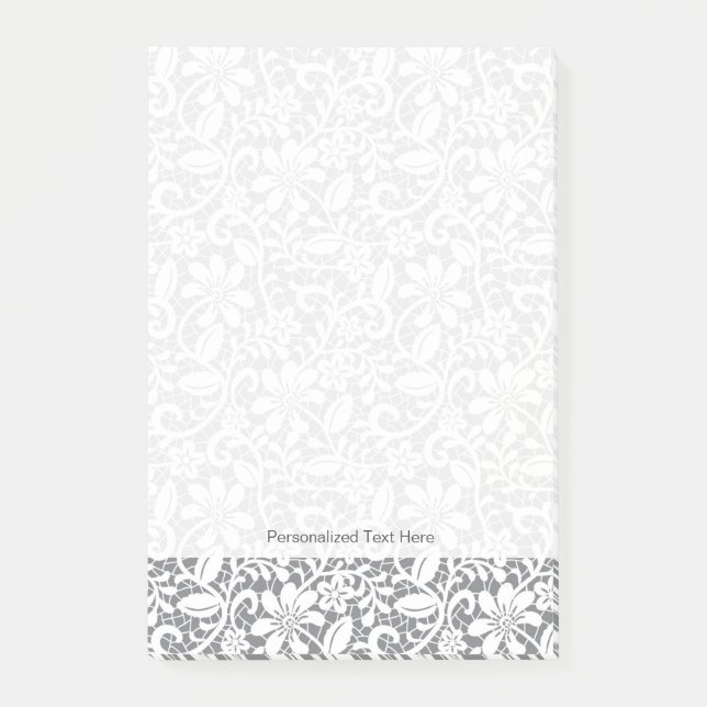 Notas Post-it® Lazo blanco 1 (Anverso)