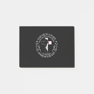 Notas Post-it® Lead us to a place guide us with your grace to a p
