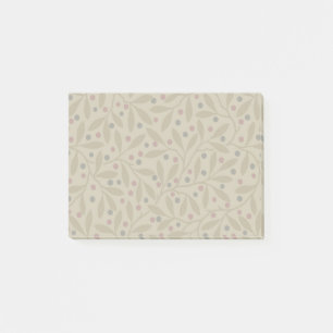 Notas Post-it® Leaf Berry Classic Colored Bonito Pattern Art