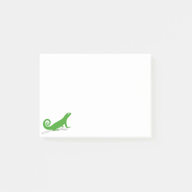 Notas Post-it® Lechuga verde (Anverso)