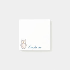 Notas Post-it® Lechuza acuosa dulce personalizada