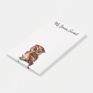 Notas Post-it® Lechuza Cuta