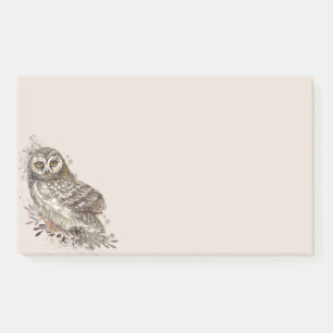 Notas Post-it® Lechuza Cuta, Bañera de acuarela Notepad