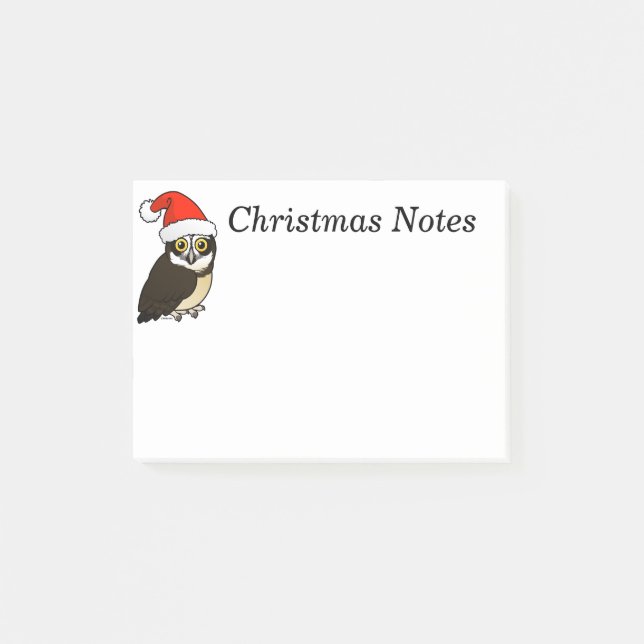 Notas Post-it® Lechuza Santa (Anverso)