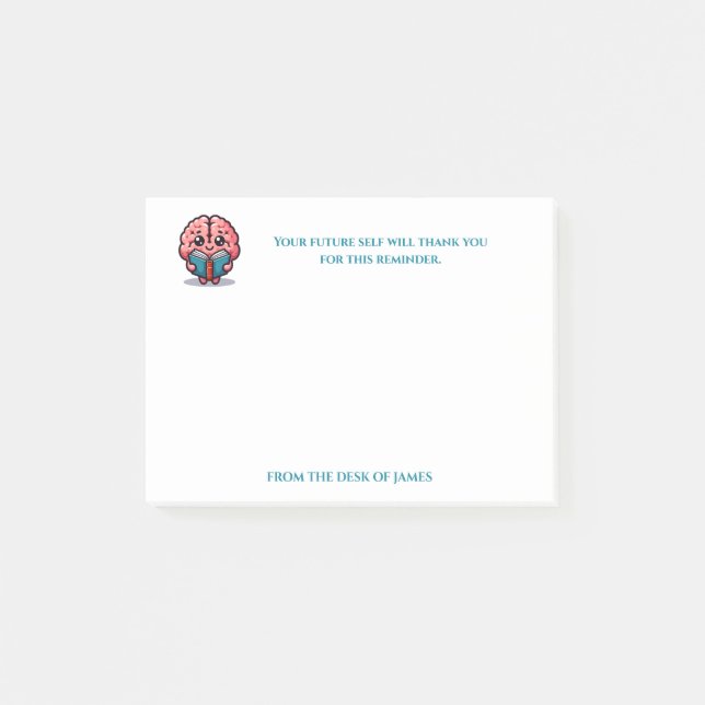 Notas Post-it® Lector de mentes divertidas y sarcásticas (Anverso)