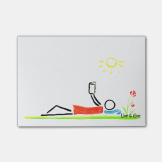 Notas Post-it® lectura de un buen libro