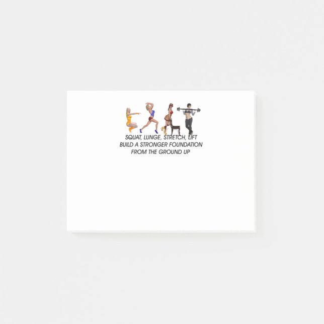 Notas Post-it® Lema agazapado SUPERIOR (Anverso)