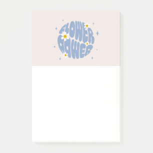 Notas Post-it® Lema del poder de las flores