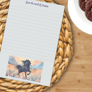 Notas Post-it® Lema personalizado de Flor silvestre Chica de caba