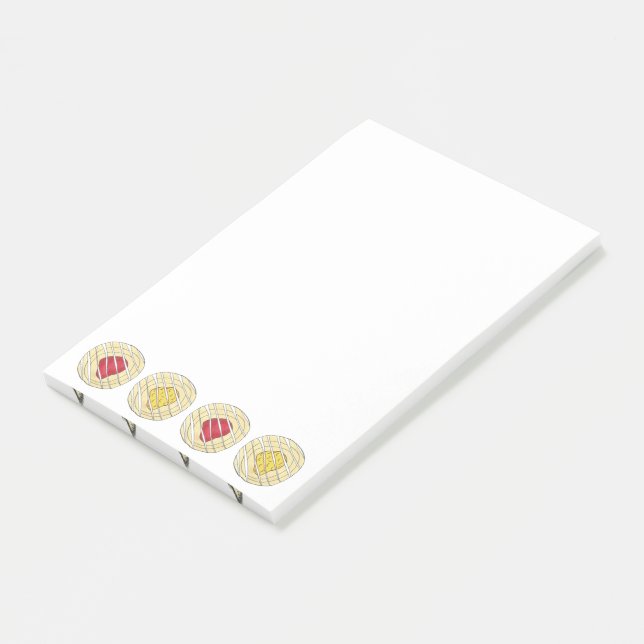 Notas Post-it® Lemon Cherry Daniels Desayuno Pastel dulce (En perspectiva)