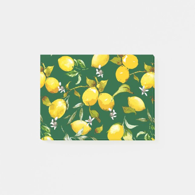 Notas Post-it® Lemones acuarelas 9 (Anverso)