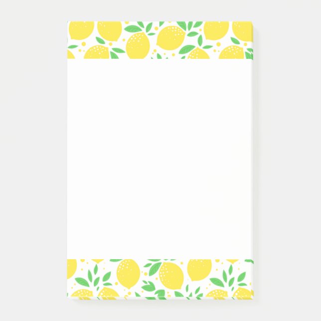 Notas Post-it® Lemones Amarillos Frescos 02 (Anverso)