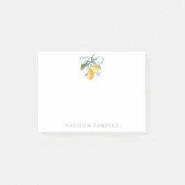 Notas Post-it® Lemones de arco azul azul personalizados