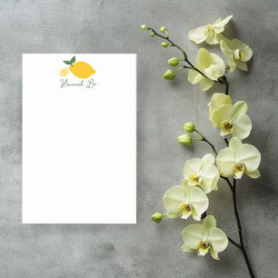 Notas Post-it® Lemons Nombre CUSTOM Ilustracion Cute