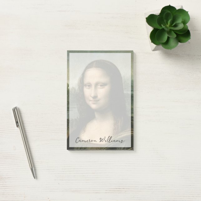 Notas Post-it® Leonardo da Vinci | Mona Lisa, c.1503-6 (Oficina)