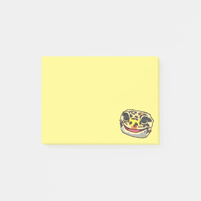 Notas Post-it® Leopard Gecko (Anverso)