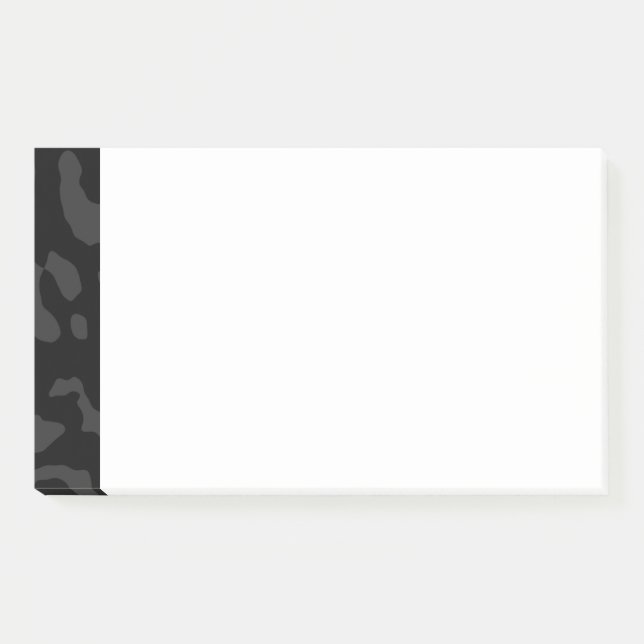 Notas Post-it® Leopard Print Black (Anverso)