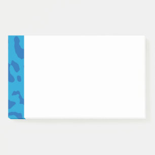 Notas Post-it® Leopard Print Pale Blues