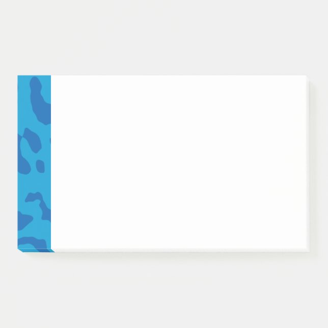 Notas Post-it® Leopard Print Pale Blues (Anverso)