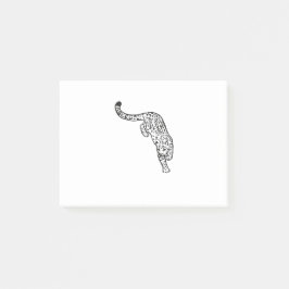 Notas Post-it® Leopard Tattoo Vintage