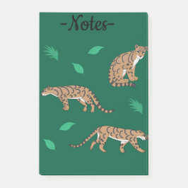 Notas Post-it® Leopardo nebuloso