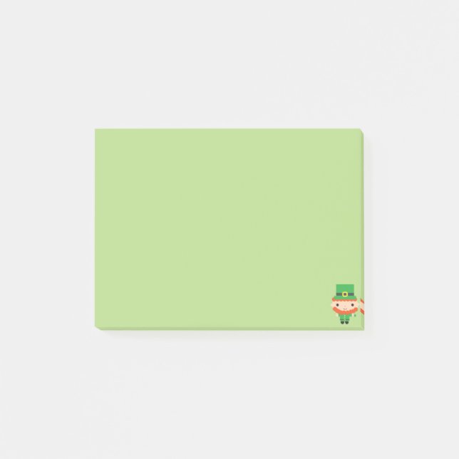 Notas Post-it® Leprechaun Post-it Notes (Anverso)