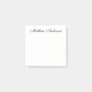 Notas Post-it® Letra cursiva elegante