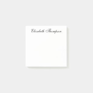 Notas Post-it® Letra cursiva elegante