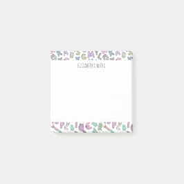 Notas Post-it® Letras del doodle caprichosas