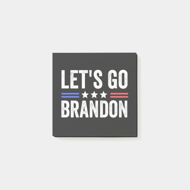 Notas Post-it® Let's Go Brandon (Anverso)