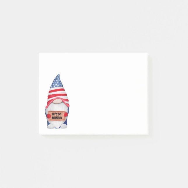Notas Post-it® Let's Go Brandon sticky notes (Anverso)
