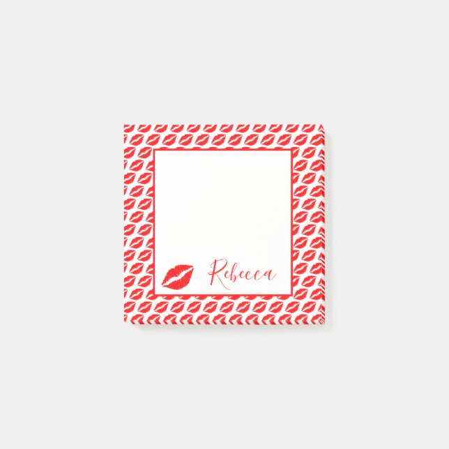 Notas Post-it® Levantamientos de besos (Anverso)