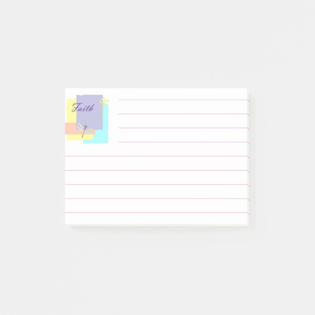 Notas Post-it® libélula de fe (Anverso)