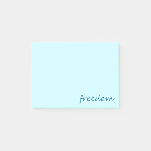 Notas Post-it® libertad (Anverso)