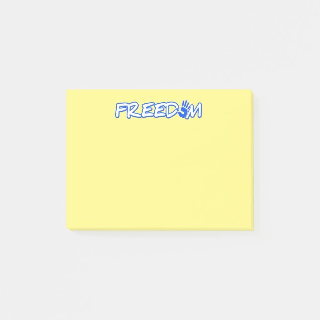 Notas Post-it® libertad (Anverso)