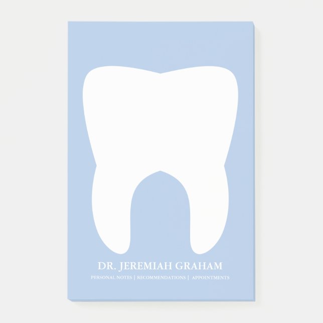 Notas Post-it® Libreta personal de la oficina del dentista (Anverso)