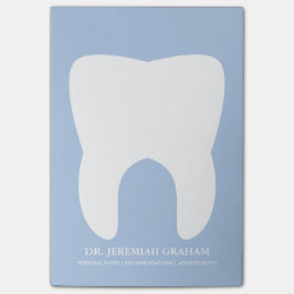 Notas Post-it® Libreta personal de la oficina del dentista