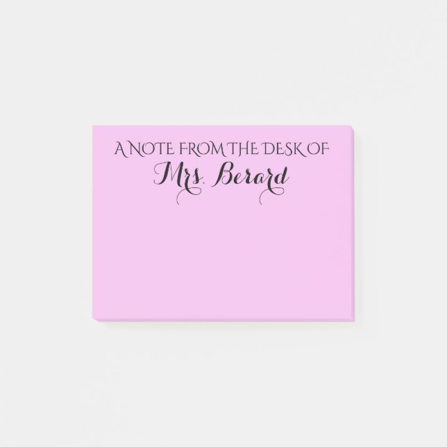 NOTAS POST-IT® LIBRETA PERSONALIZADA (Anverso)