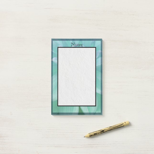 Notas Post-it® Libro blanco elegante y moderno sobre el océano (Escritorio)