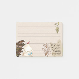 Notas Post-it® Libro de recortes ruso Kraft papel Collage Antique
