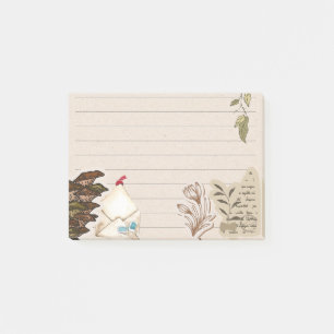Notas Post-it® Libro de recortes ruso Kraft papel Collage Antique