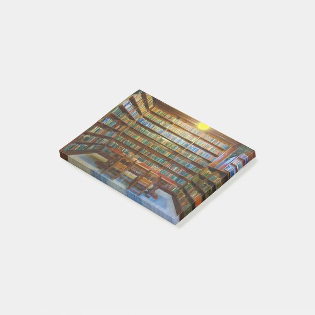 Notas Post-it® Libros de Biblioteca Acuarela, (En perspectiva)