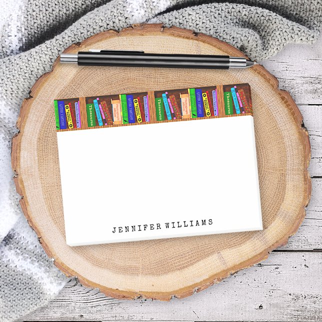 Notas Post-it® Libros de biblioteca Escritor de profesores de ing (Subido por el creador)