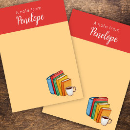 Notas Post-it® Libros y café