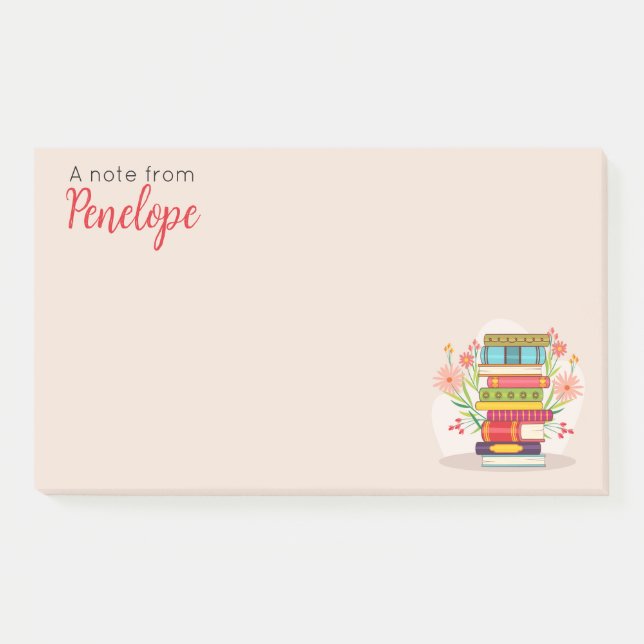 Notas Post-it® Libros y lectura  (Anverso)