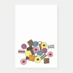 Notas Post-it® Licorice All Sords Allanar Candy Post It Notes