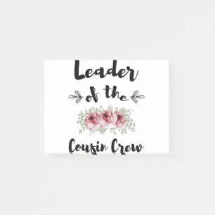 Notas Post-it® Líder Del Clan De Los Primos Camiseta Divertida De
